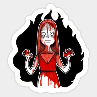 Carrie Illustration Sticker